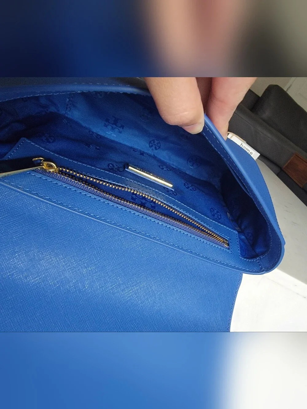 Tory Burch Emerson Shoulder Bag Regal Blue – Excellent Condition